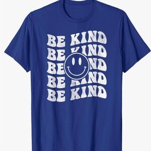 Be Kind Graphic Tee in Blue
